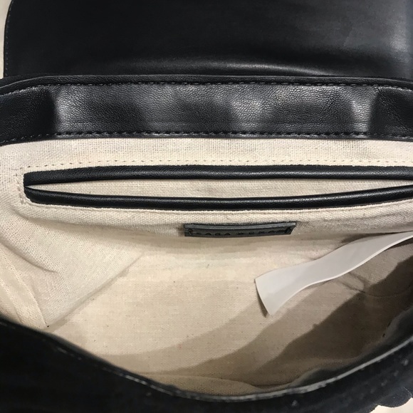 Zara new leather suede handbag - Picture 7 of 9